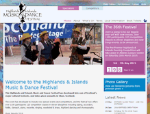 Tablet Screenshot of obanfestival.org